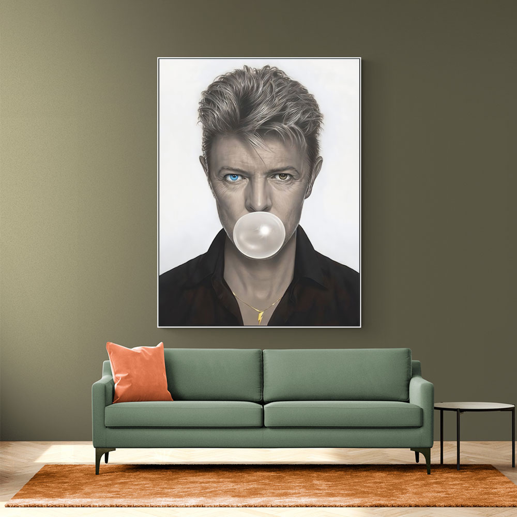 David Bowie Bubble Gum Wall Art